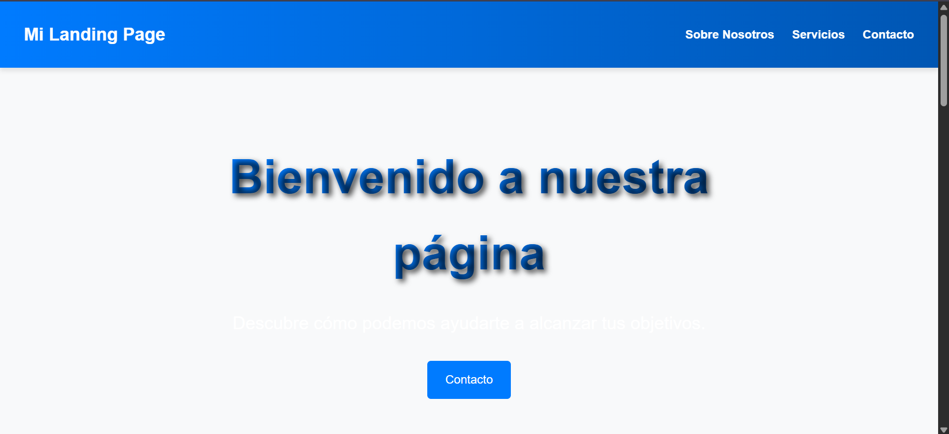 Imagen de Landing Page